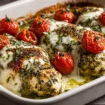 Baked Pesto Mozzarella Chicken