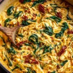 Creamy Sun-Dried Tomato Chicken Orzo