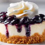 Juicy Mini Lemon Blueberry Cheesecakes