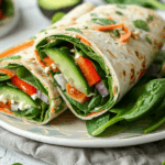 Veggie Wrap with Hummus