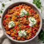 Deconstructed Stuffed Peppers Skillet