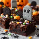 Graveyard Brownies
