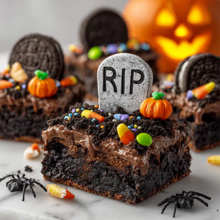 Graveyard Brownies
