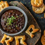 Halloween Black Bean Dip