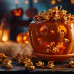 Halloween Caramel Popcorn