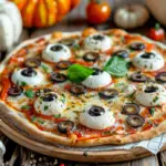 Monster Eyeball Pizza