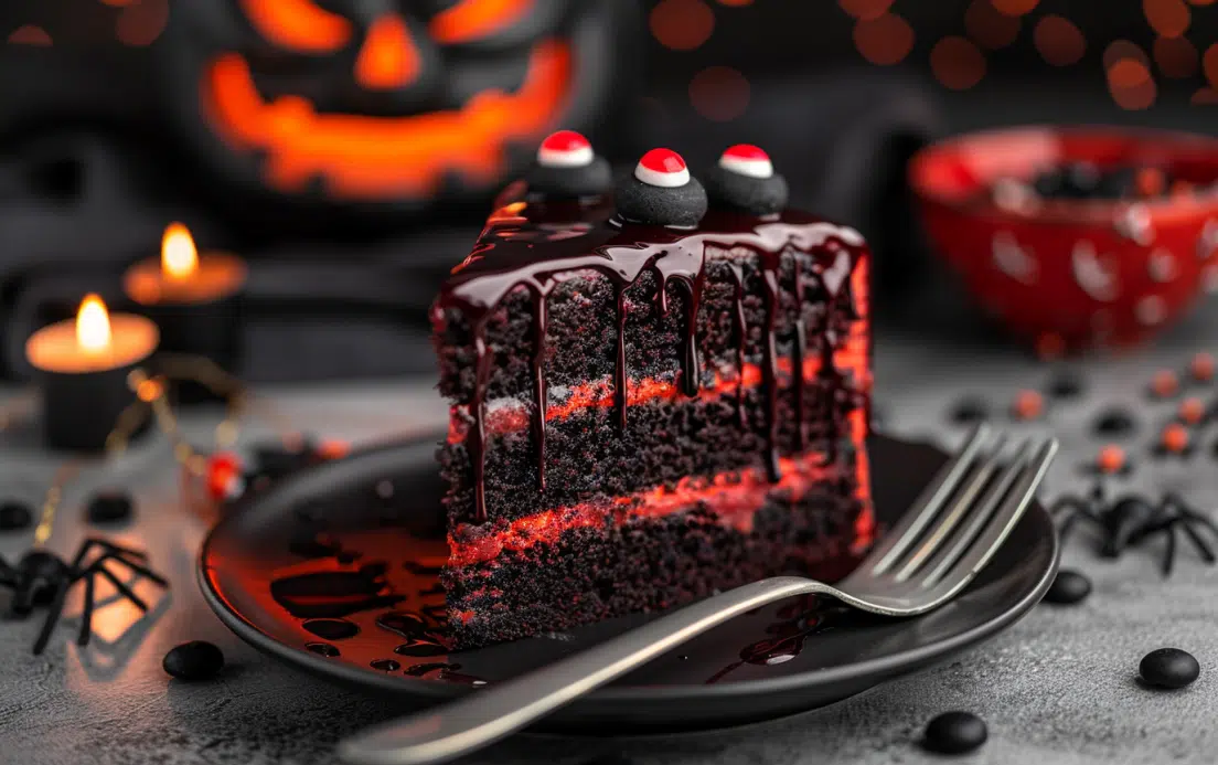 Spooky Halloween Marble Cake
