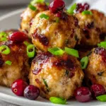 The Best Turkey Stuffing Balls with Cranberry Twist
